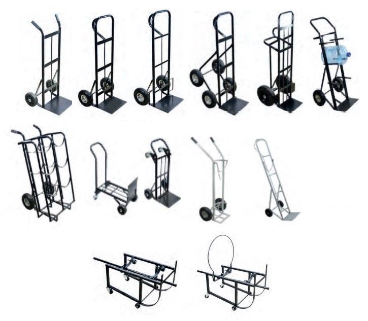 Modelos de carretillas manuales metálicas para bidones, tubos y bultos – FAREM